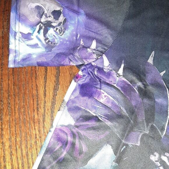 New Men's Small 3D Skull Graphic Skeleton Robot Shirt - Picture 3 of 5